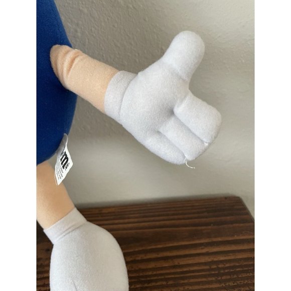 Blue M&M Posable Bendable Arms and Legs Plush, 10 3/4” - Picture 7 of 10